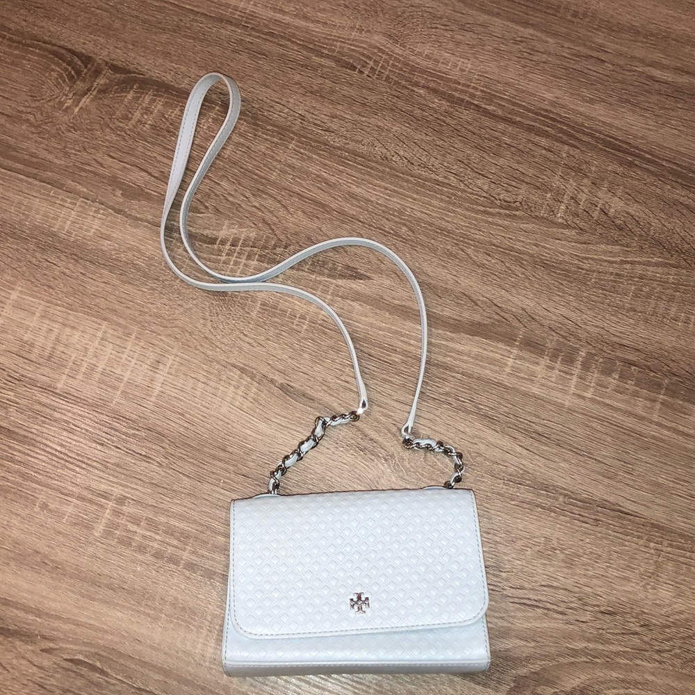 Tory Burch | Marion Embossed Shrunken Shoulder Bag